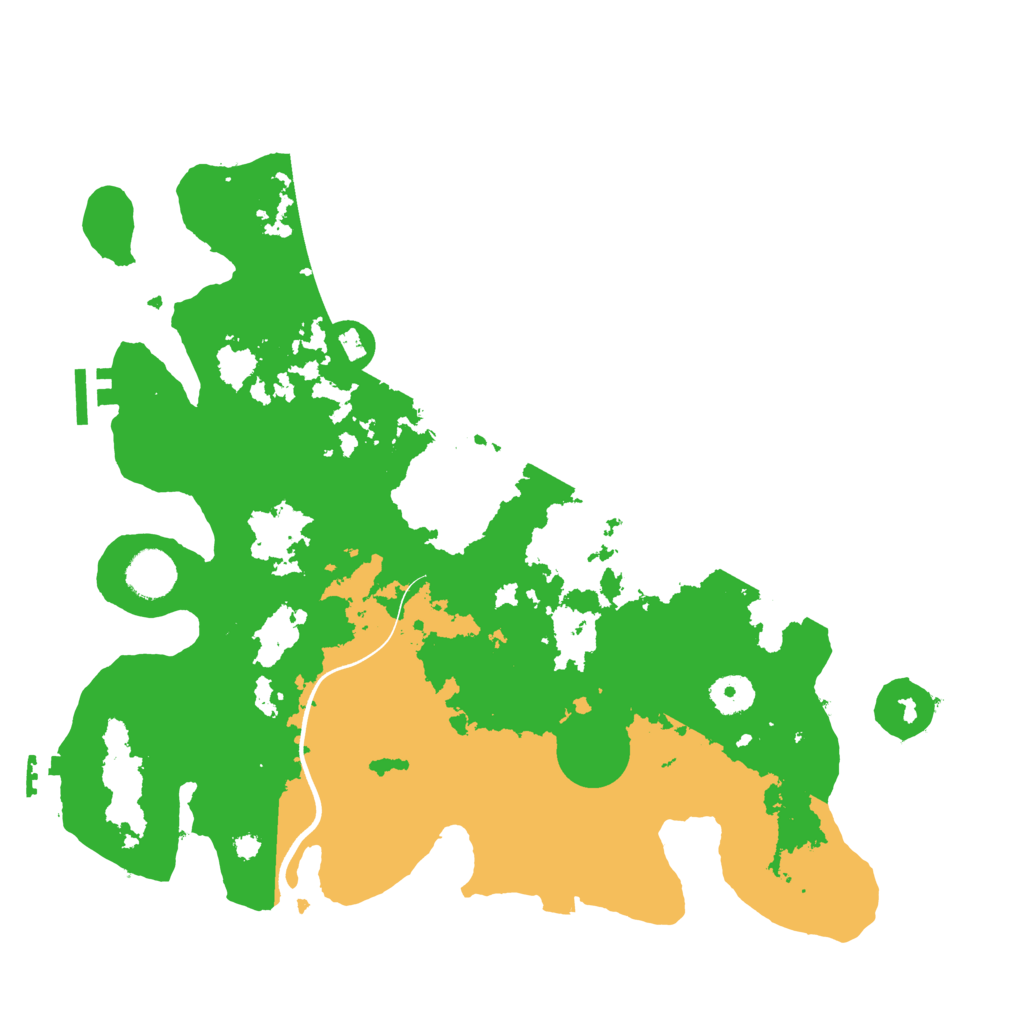 Biome Rust Map: Procedural Map, Size: 3700, Seed: 1558412923