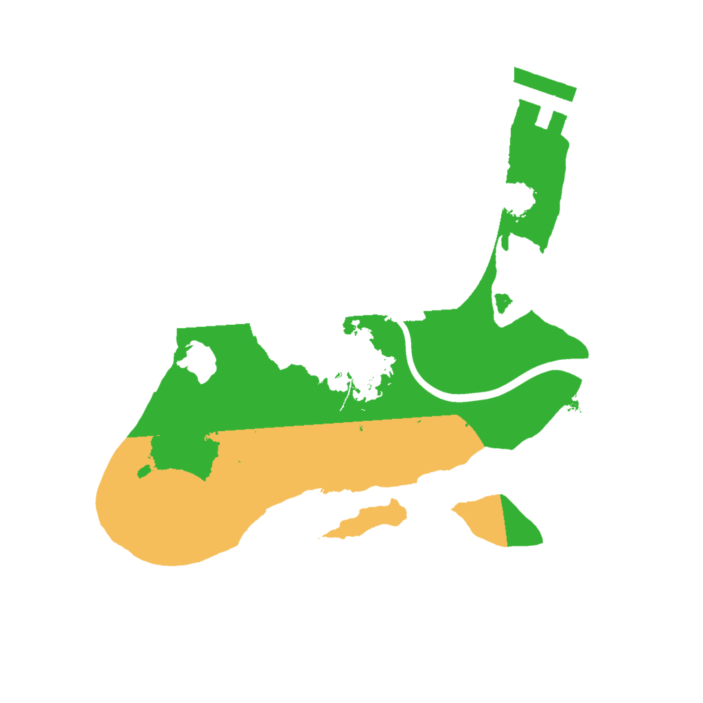 Biome Rust Map: Procedural Map, Size: 1900, Seed: 441660396