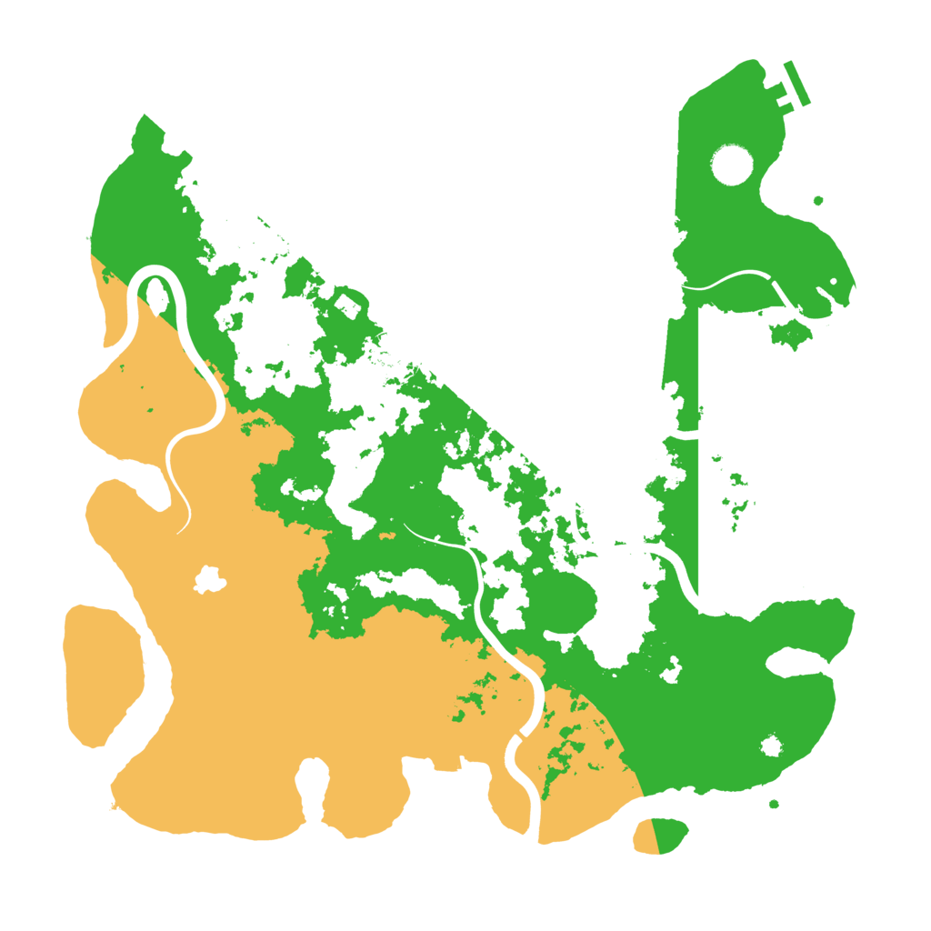 Biome Rust Map: Procedural Map, Size: 4000, Seed: 1869330630