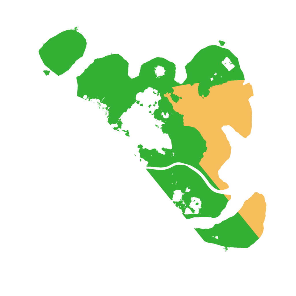 Biome Rust Map: Procedural Map, Size: 2500, Seed: 1634127045