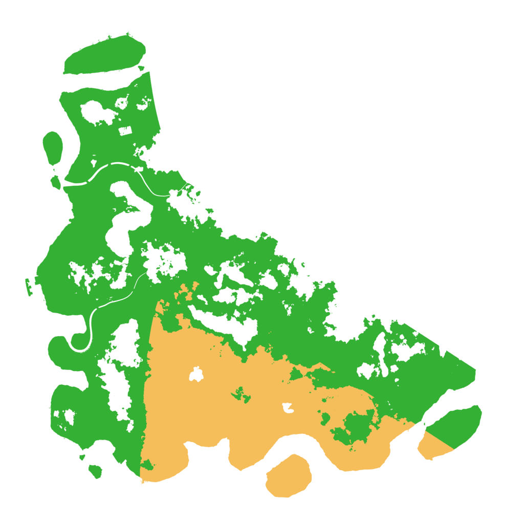 Biome Rust Map: Procedural Map, Size: 4500, Seed: 97252185