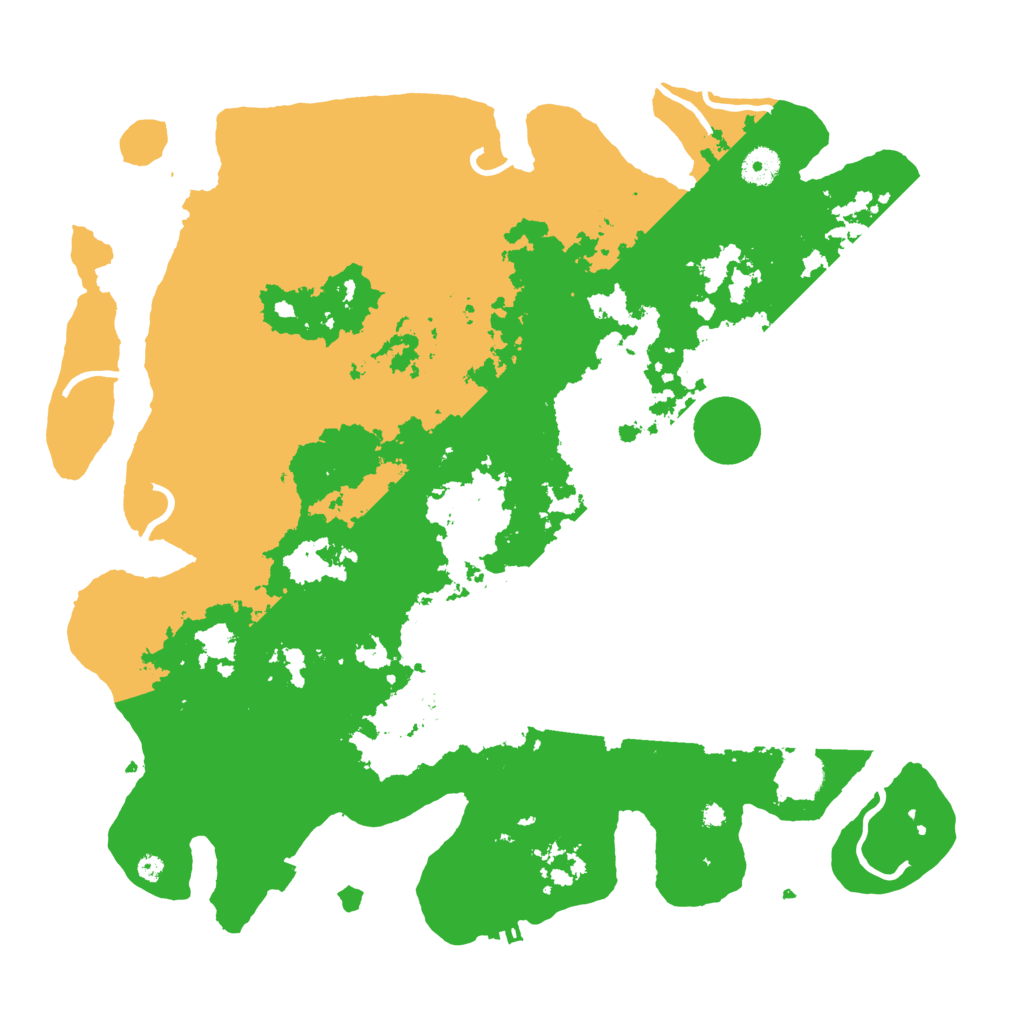 Biome Rust Map: Procedural Map, Size: 4100, Seed: 52684