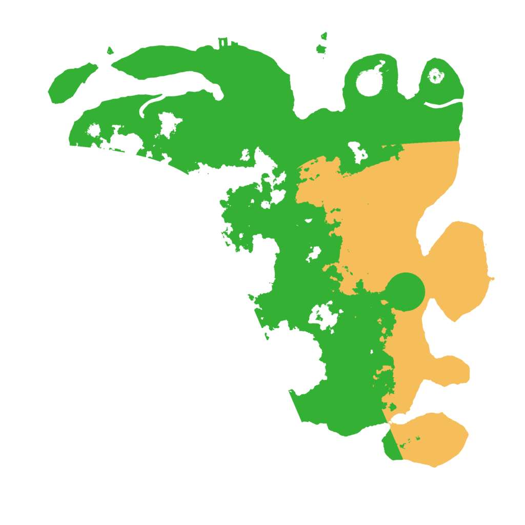 Biome Rust Map: Procedural Map, Size: 3600, Seed: 8912600