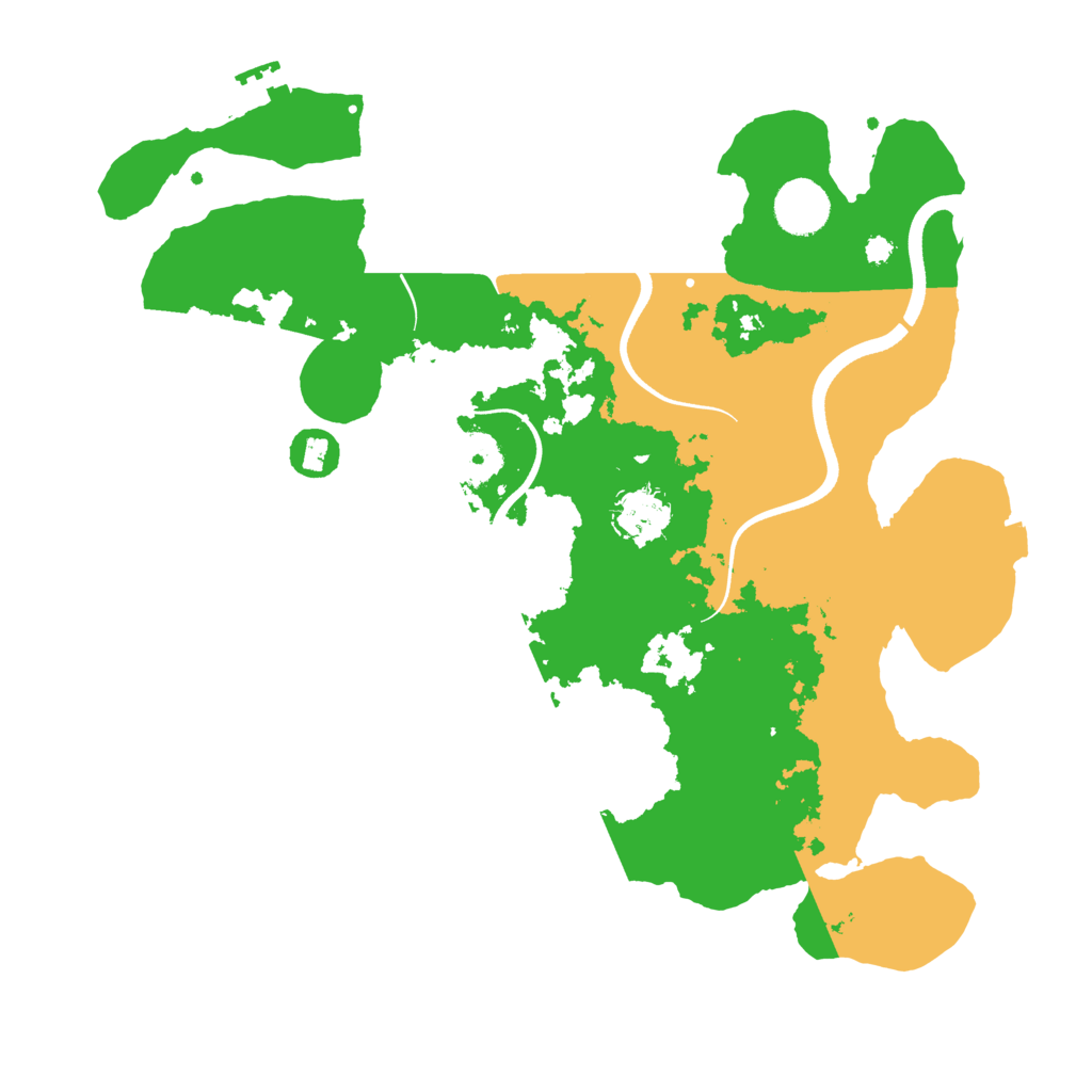 Biome Rust Map: Procedural Map, Size: 3600, Seed: 8912600