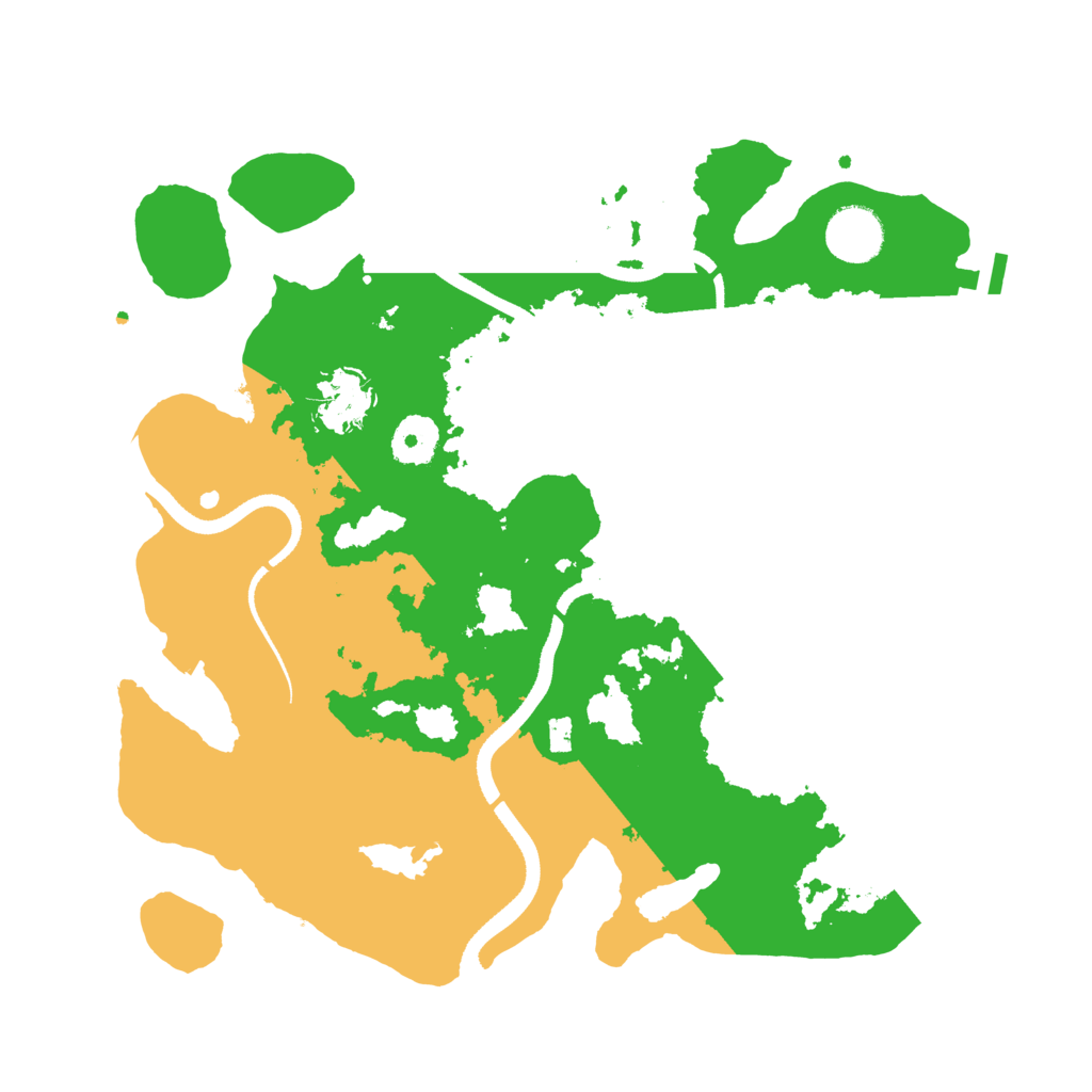 Biome Rust Map: Procedural Map, Size: 3400, Seed: 85542325