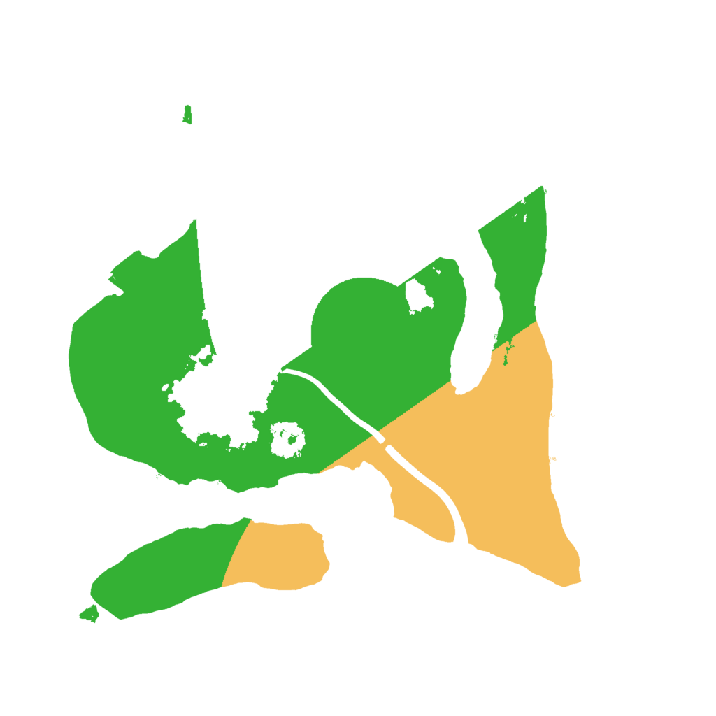 Biome Rust Map: Procedural Map, Size: 2000, Seed: 197