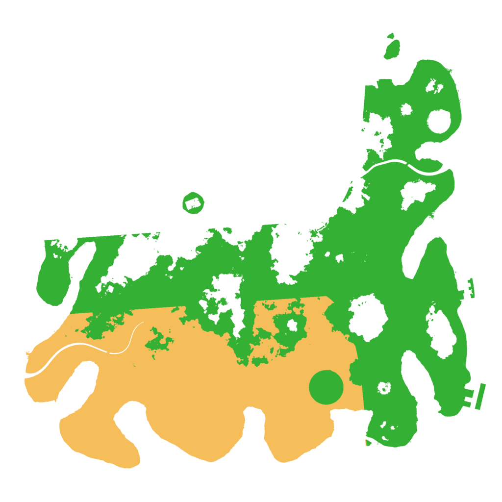 Biome Rust Map: Procedural Map, Size: 3850, Seed: 8580759