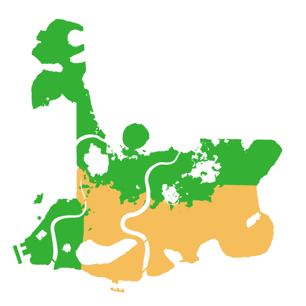 Biome Rust Map: Procedural Map, Size: 3250, Seed: 582481452