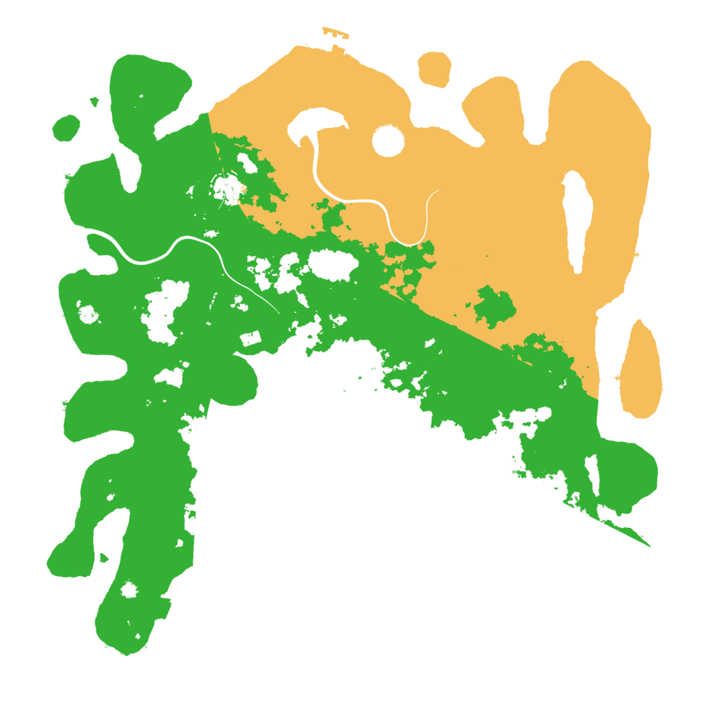 Biome Rust Map: Procedural Map, Size: 3950, Seed: 1707444675