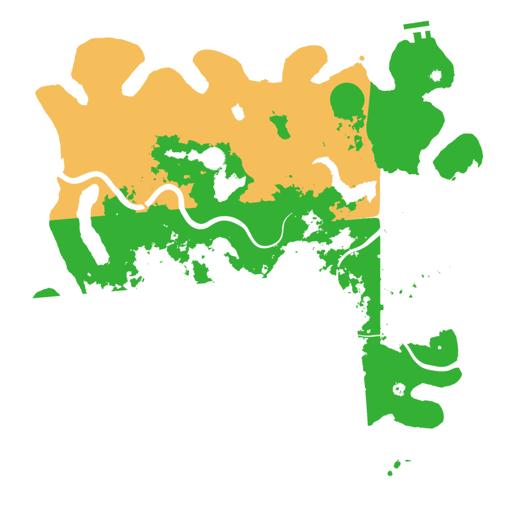Biome Rust Map: Procedural Map, Size: 4000, Seed: 757588177
