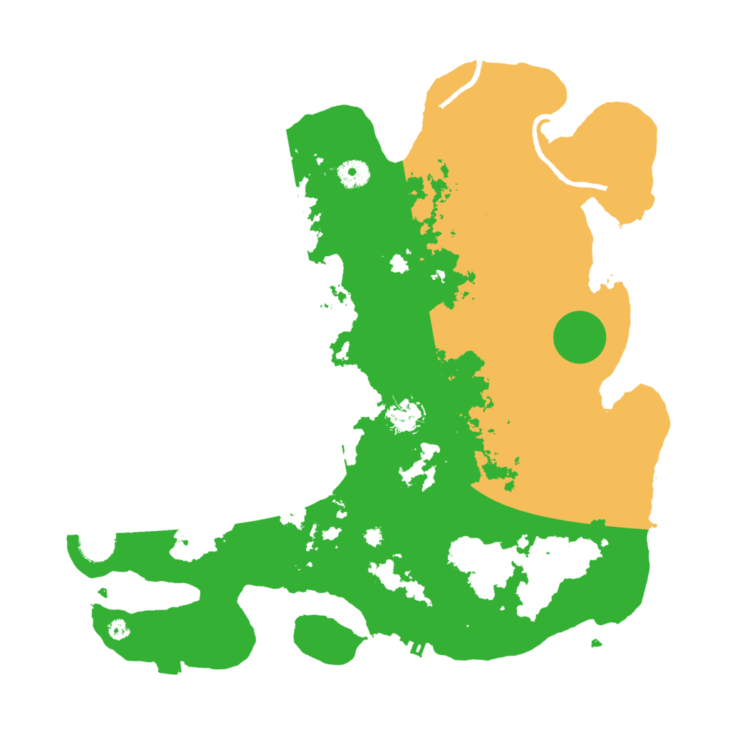 Biome Rust Map: Procedural Map, Size: 3650, Seed: 37572349