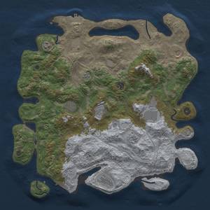 Thumbnail Rust Map: Procedural Map, Size: 4250, Seed: 86856432, 18 Monuments