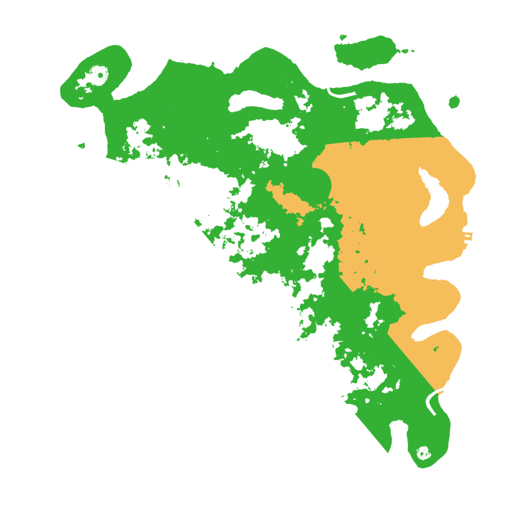 Biome Rust Map: Procedural Map, Size: 3850, Seed: 53722691