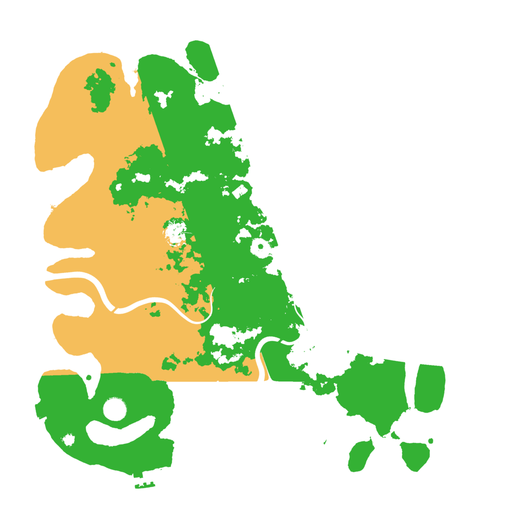 Biome Rust Map: Procedural Map, Size: 3850, Seed: 88687773