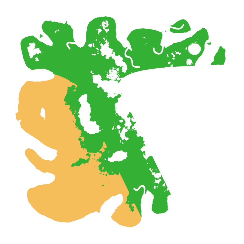 Biome Rust Map: Procedural Map, Size: 3650, Seed: 61553268