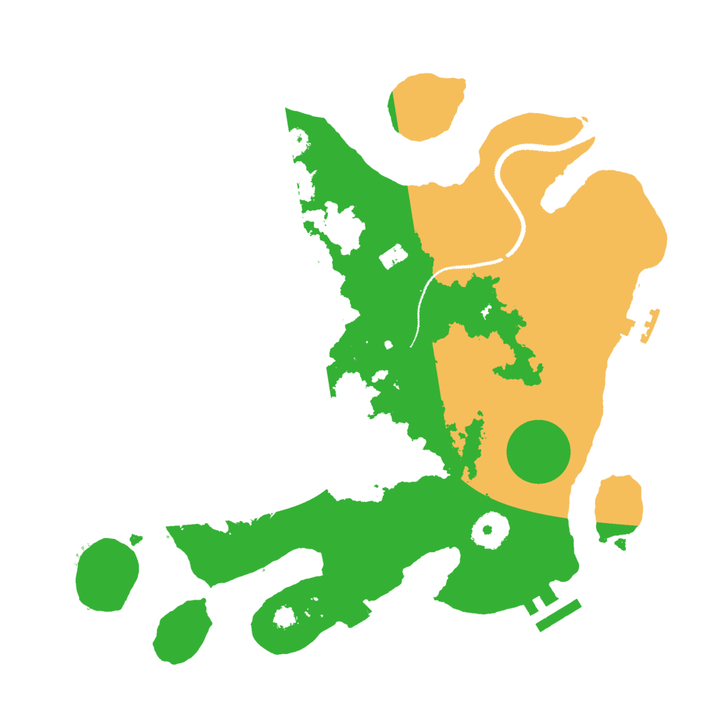Biome Rust Map: Procedural Map, Size: 3000, Seed: 177010