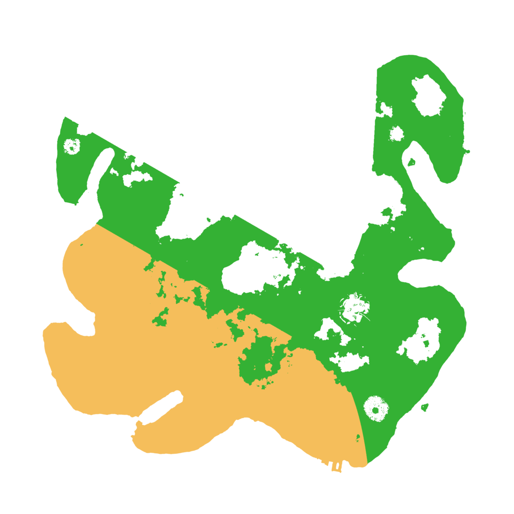 Biome Rust Map: Procedural Map, Size: 3200, Seed: 433433