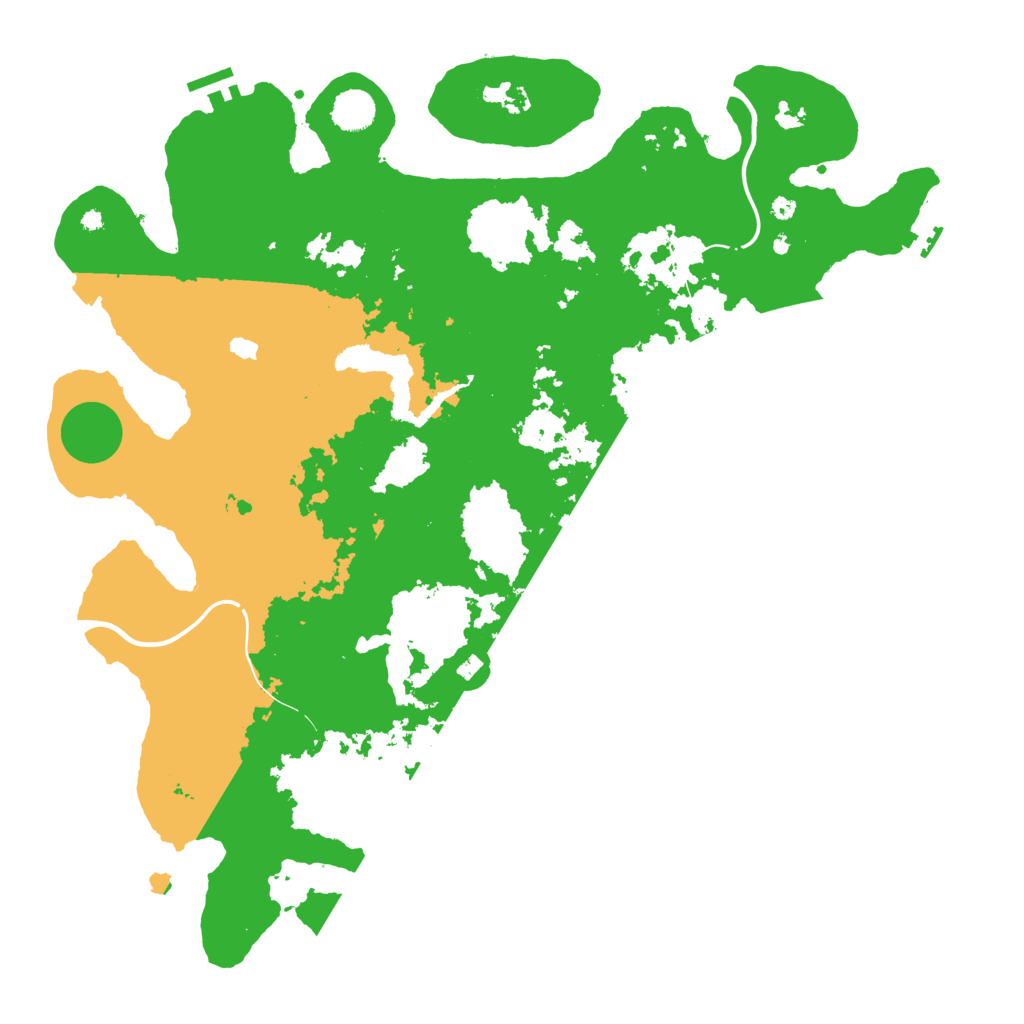 Biome Rust Map: Procedural Map, Size: 4400, Seed: 6472681