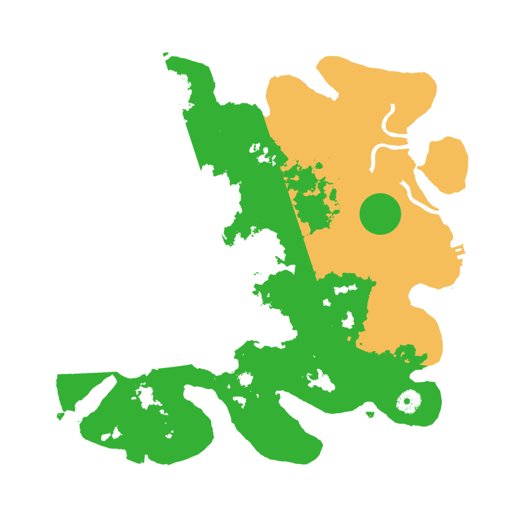 Biome Rust Map: Procedural Map, Size: 3250, Seed: 833352028