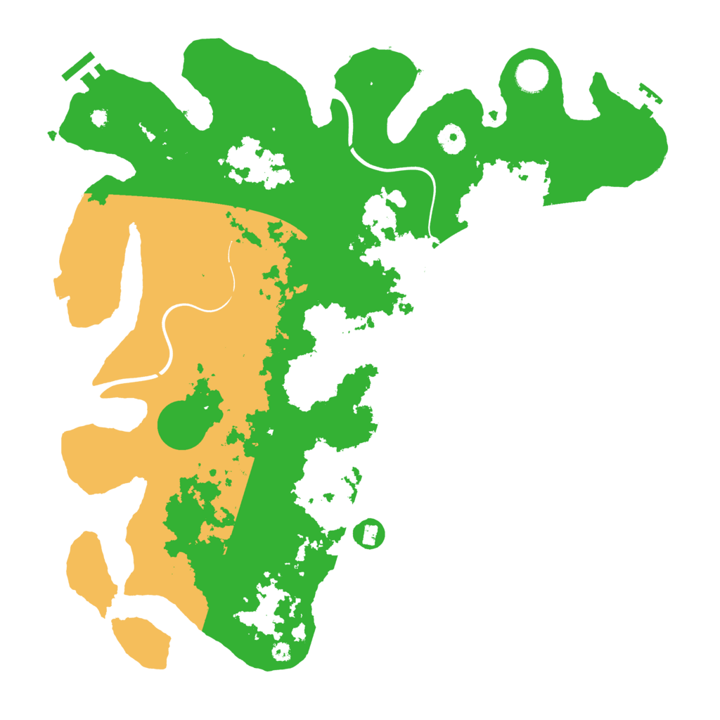 Biome Rust Map: Procedural Map, Size: 3850, Seed: 37821642