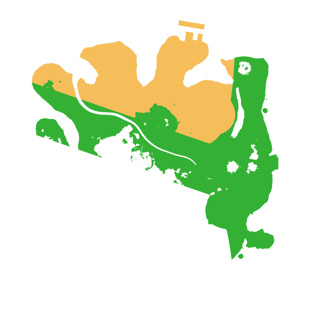 Biome Rust Map: Procedural Map, Size: 2500, Seed: 1636945430