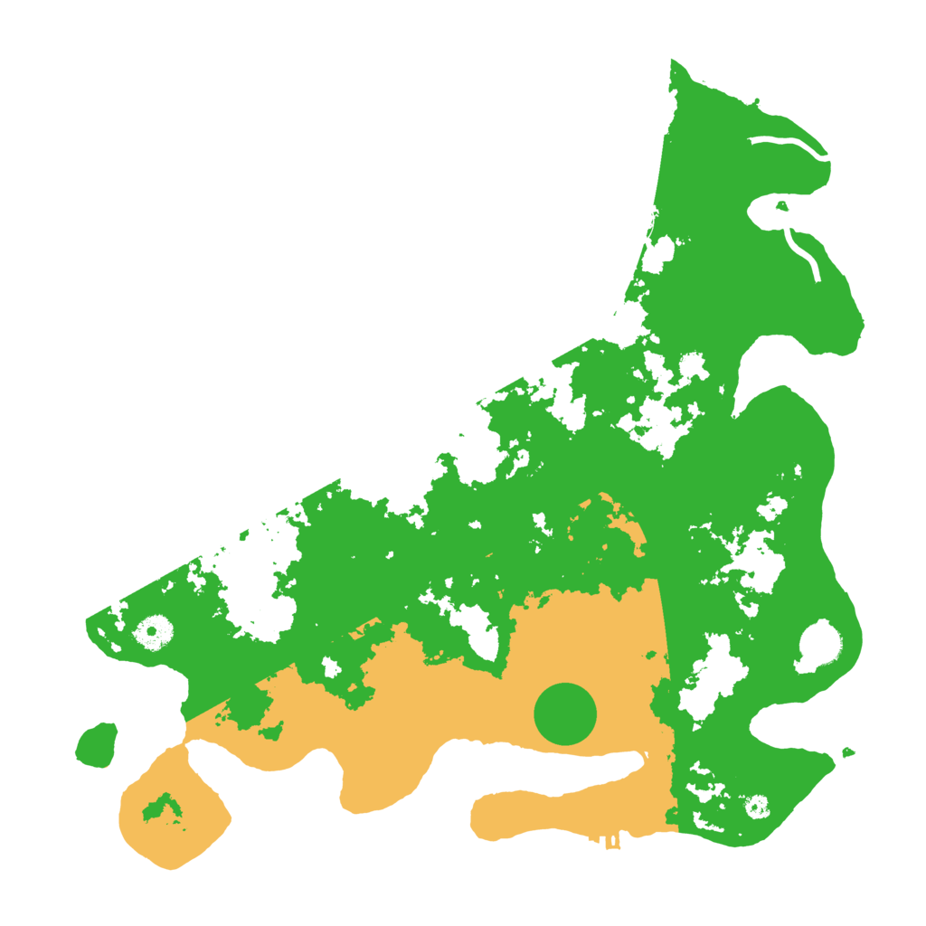 Biome Rust Map: Procedural Map, Size: 3900, Seed: 39545951