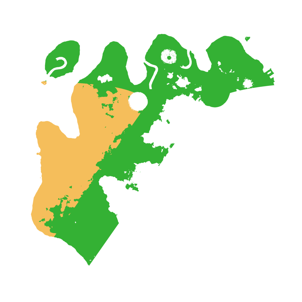 Biome Rust Map: Procedural Map, Size: 3000, Seed: 7660