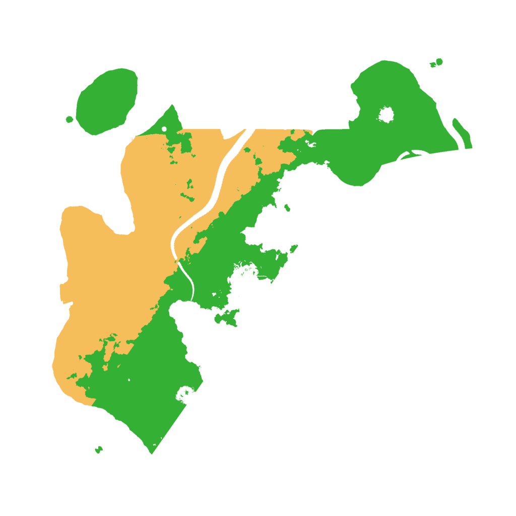 Biome Rust Map: Procedural Map, Size: 3000, Seed: 7660