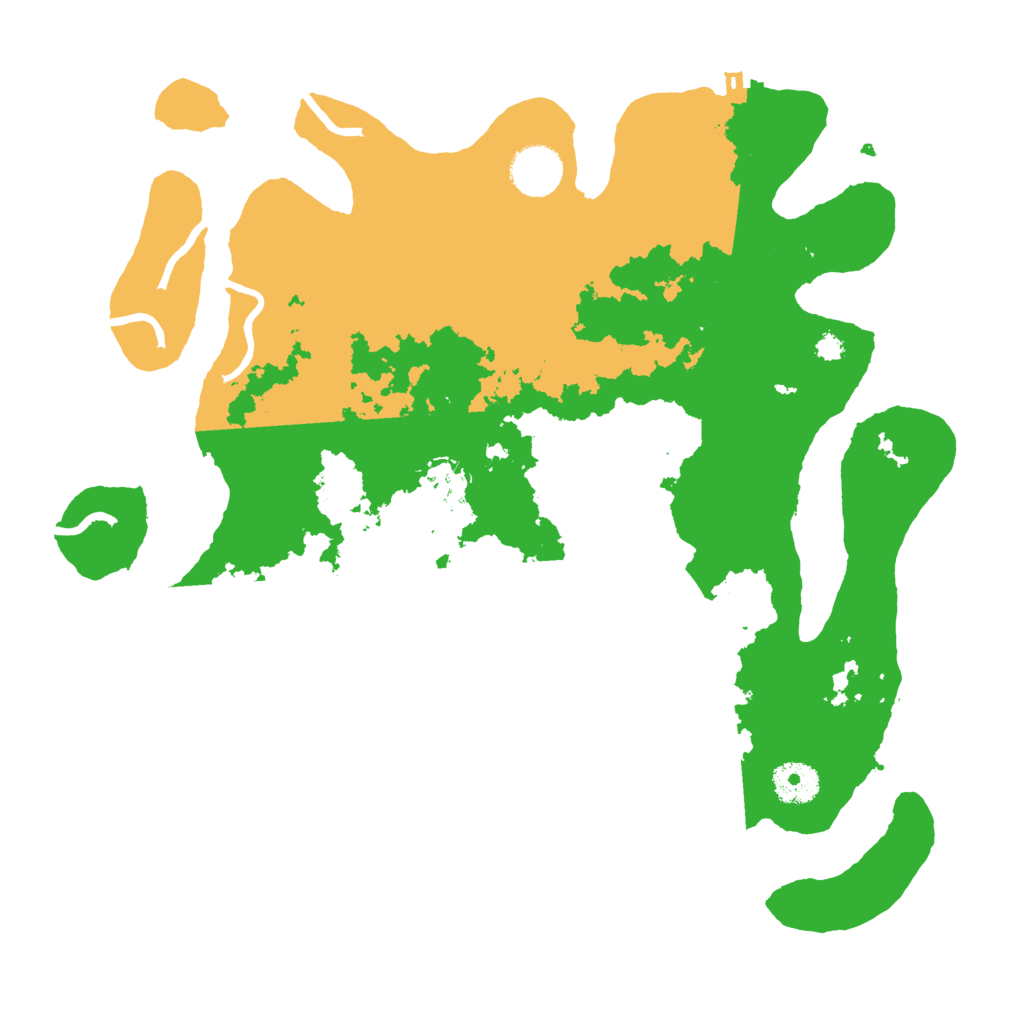 Biome Rust Map: Procedural Map, Size: 3500, Seed: 1650203544
