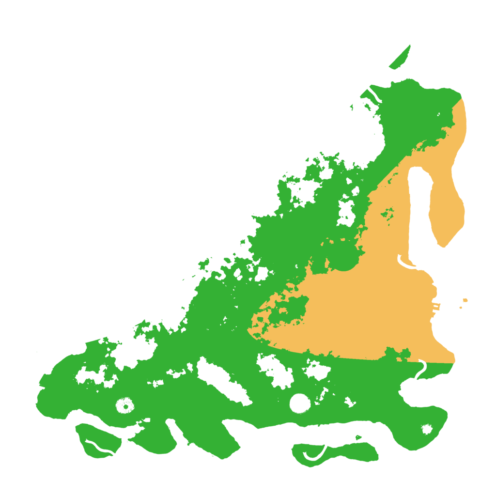 Biome Rust Map: Procedural Map, Size: 4400, Seed: 19513250
