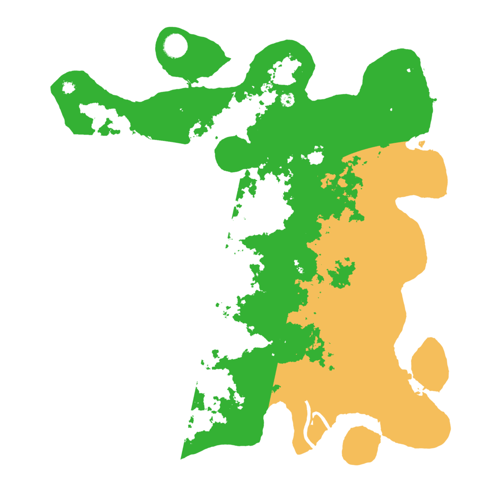 Biome Rust Map: Procedural Map, Size: 3700, Seed: 243671934