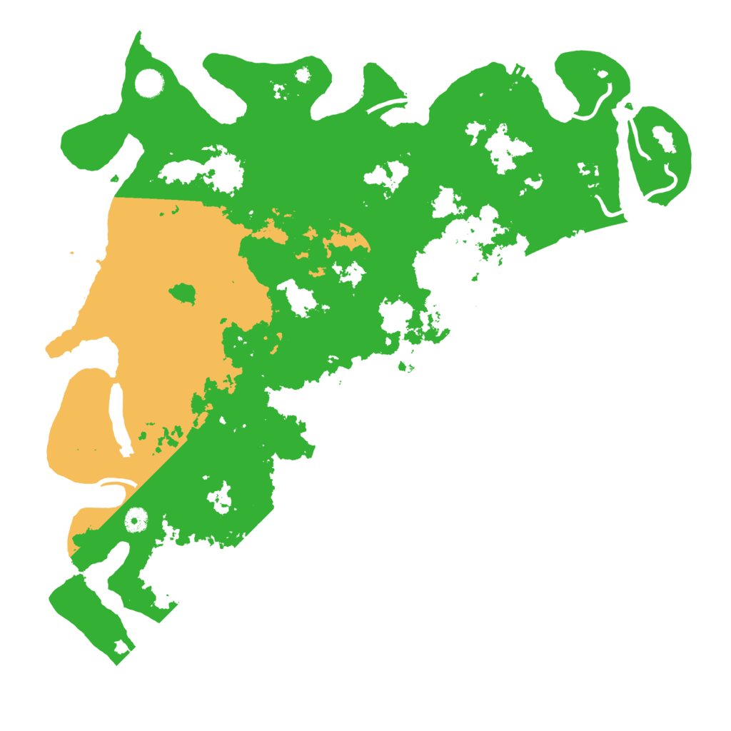 Biome Rust Map: Procedural Map, Size: 4500, Seed: 1999215831