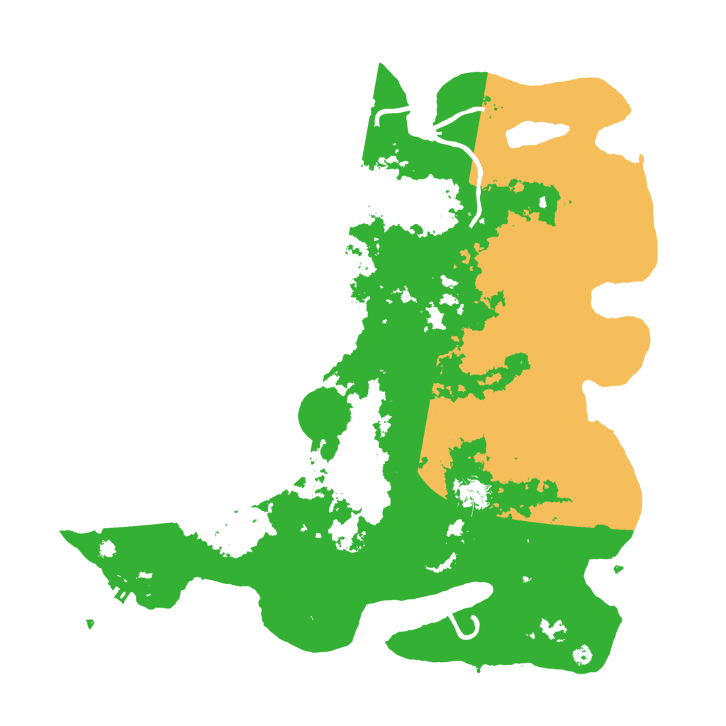 Biome Rust Map: Procedural Map, Size: 3950, Seed: 73423633