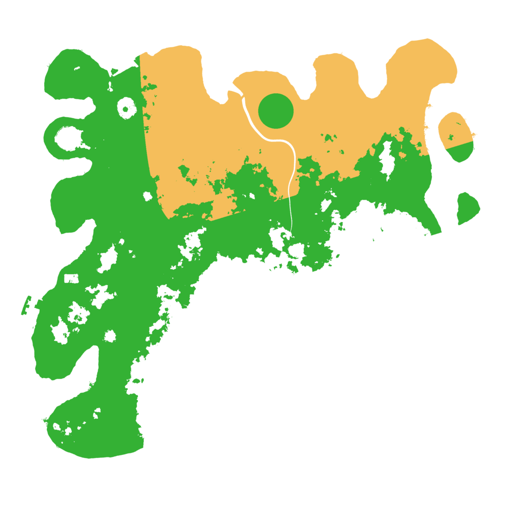 Biome Rust Map: Procedural Map, Size: 3900, Seed: 21188561