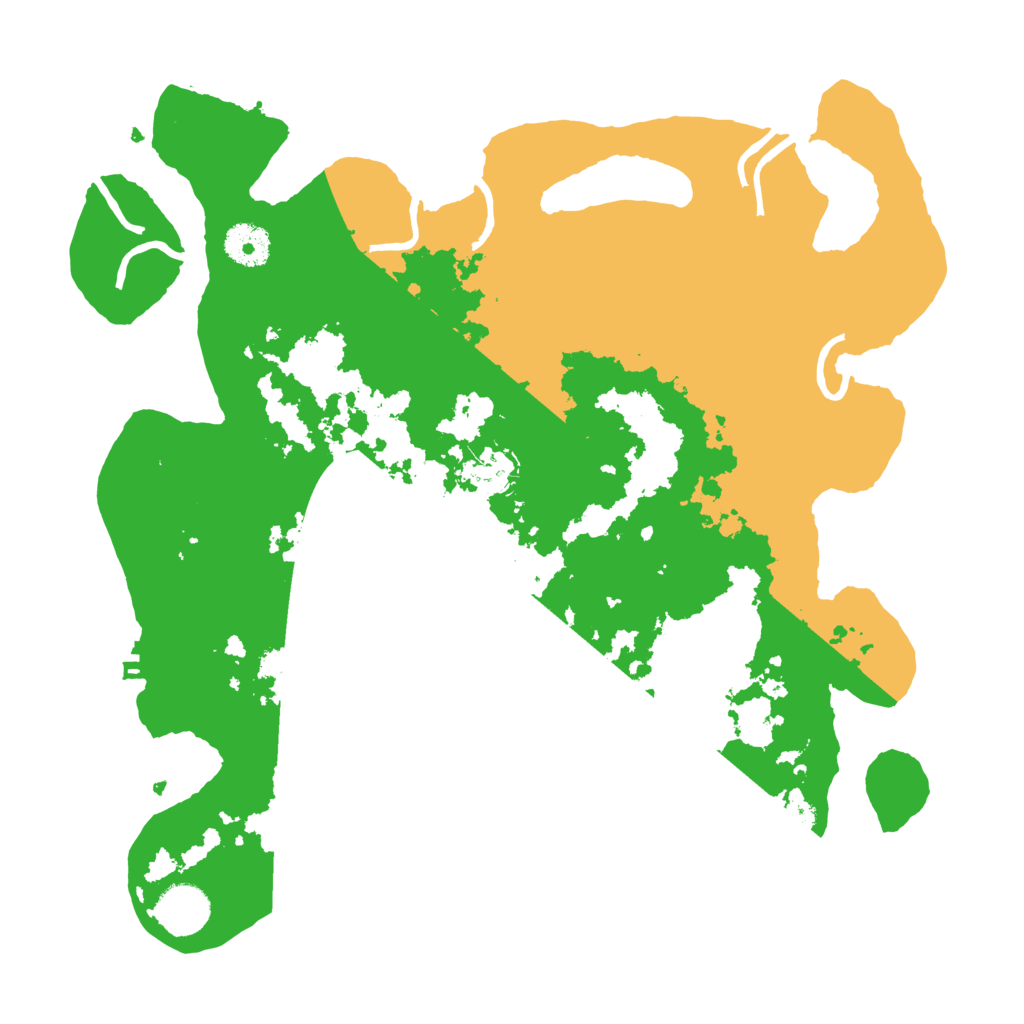 Biome Rust Map: Procedural Map, Size: 3500, Seed: 1535821717