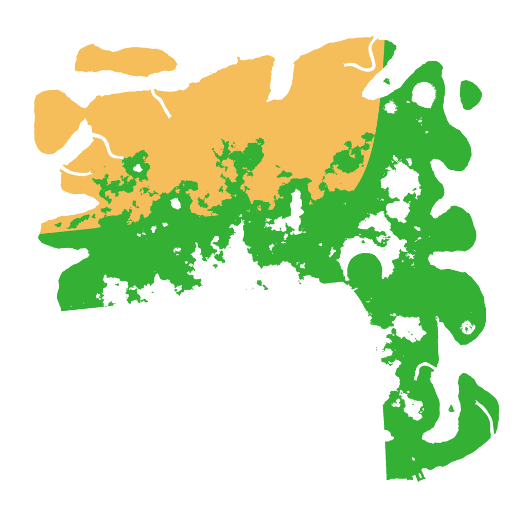Biome Rust Map: Procedural Map, Size: 4000, Seed: 1834512301