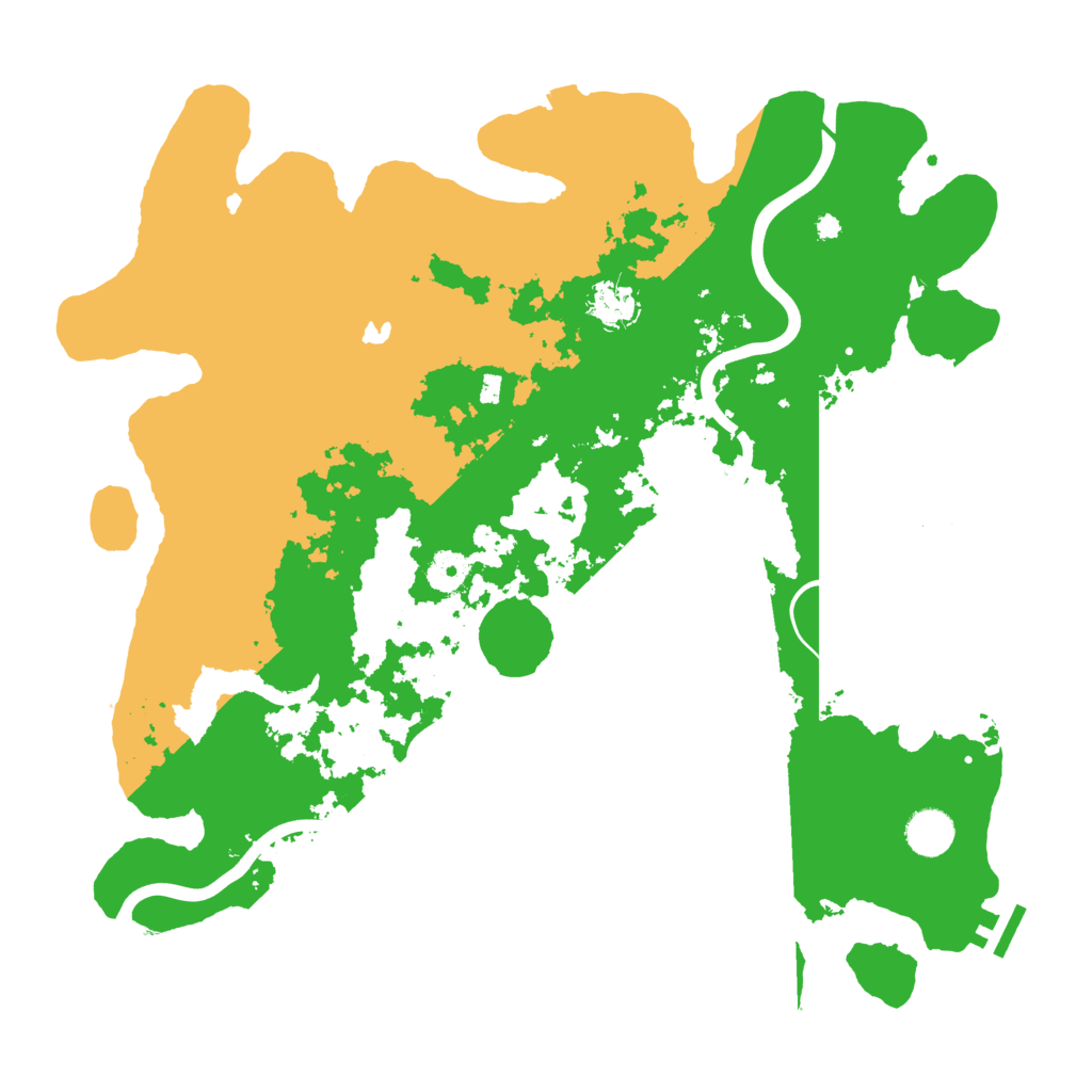 Biome Rust Map: Procedural Map, Size: 4000, Seed: 549896392