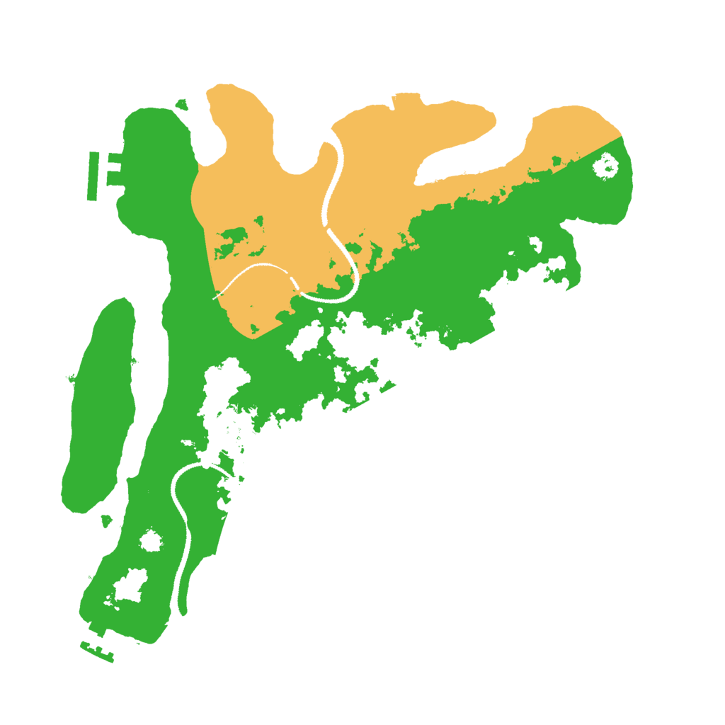 Biome Rust Map: Procedural Map, Size: 3000, Seed: 38319