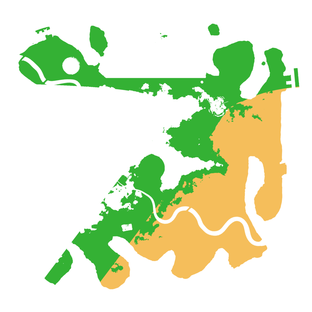 Biome Rust Map: Procedural Map, Size: 3250, Seed: 711171120