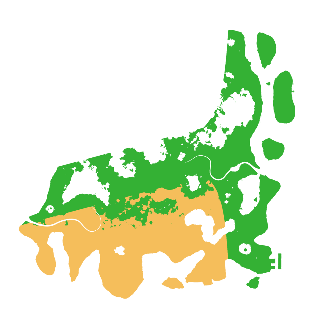 Biome Rust Map: Procedural Map, Size: 4000, Seed: 21276222