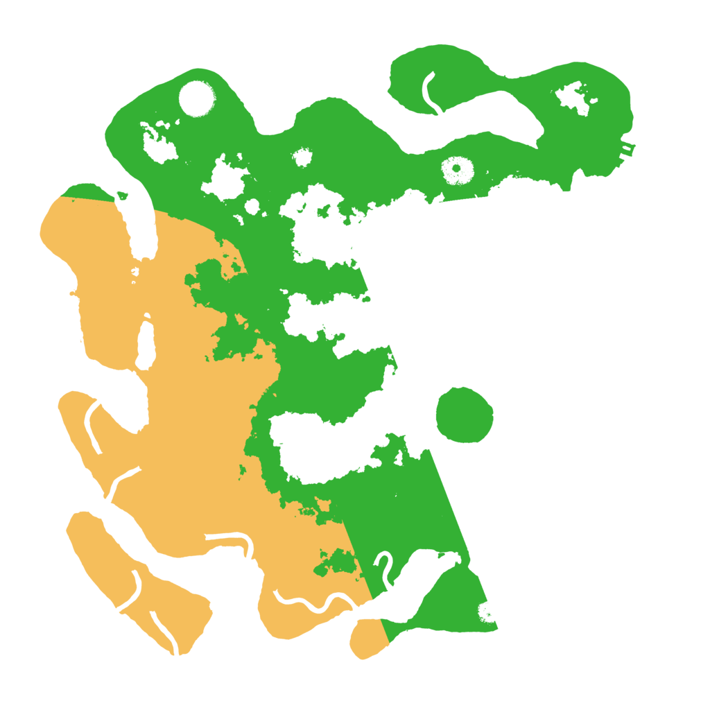 Biome Rust Map: Procedural Map, Size: 3500, Seed: 5145515