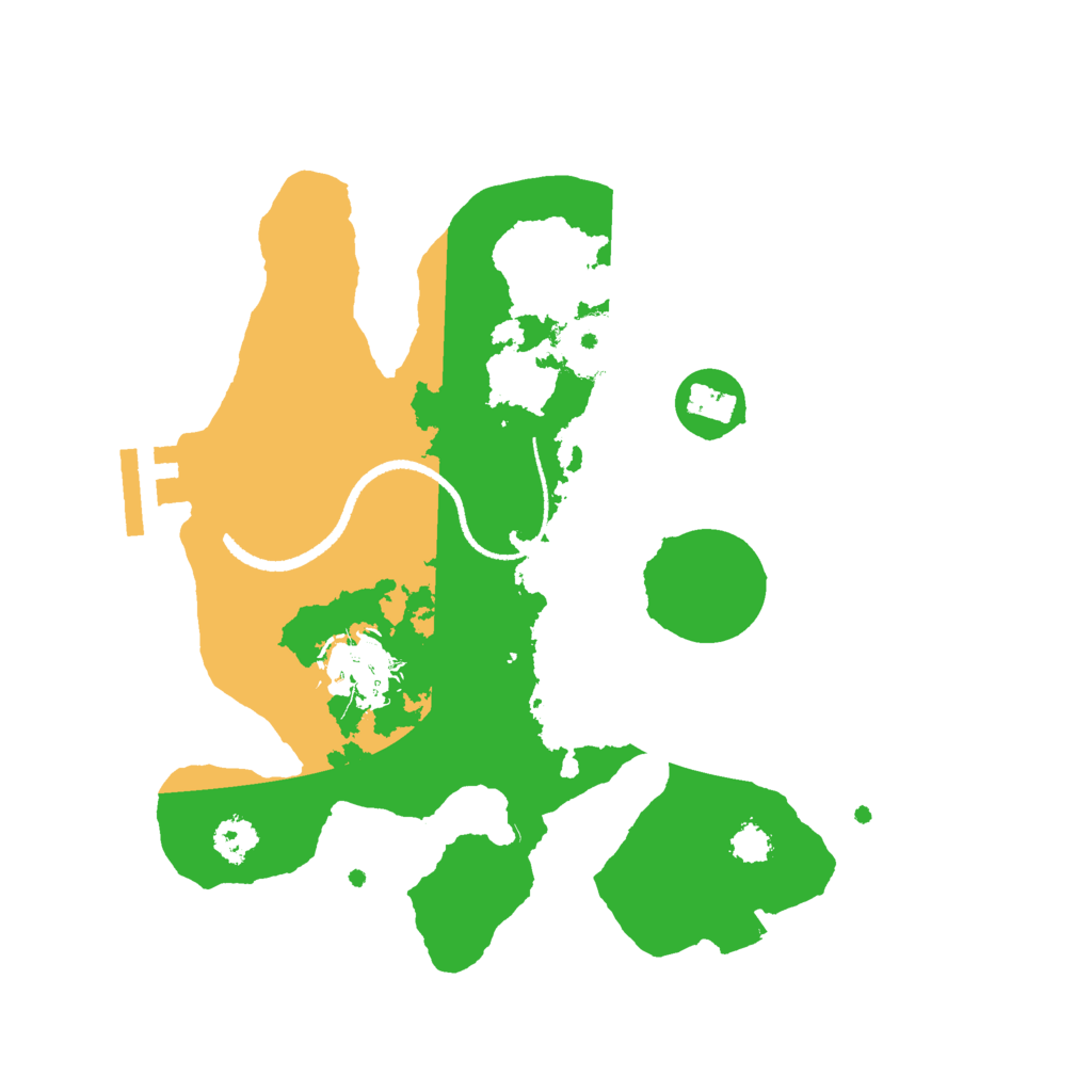 Biome Rust Map: Procedural Map, Size: 2537, Seed: 2500