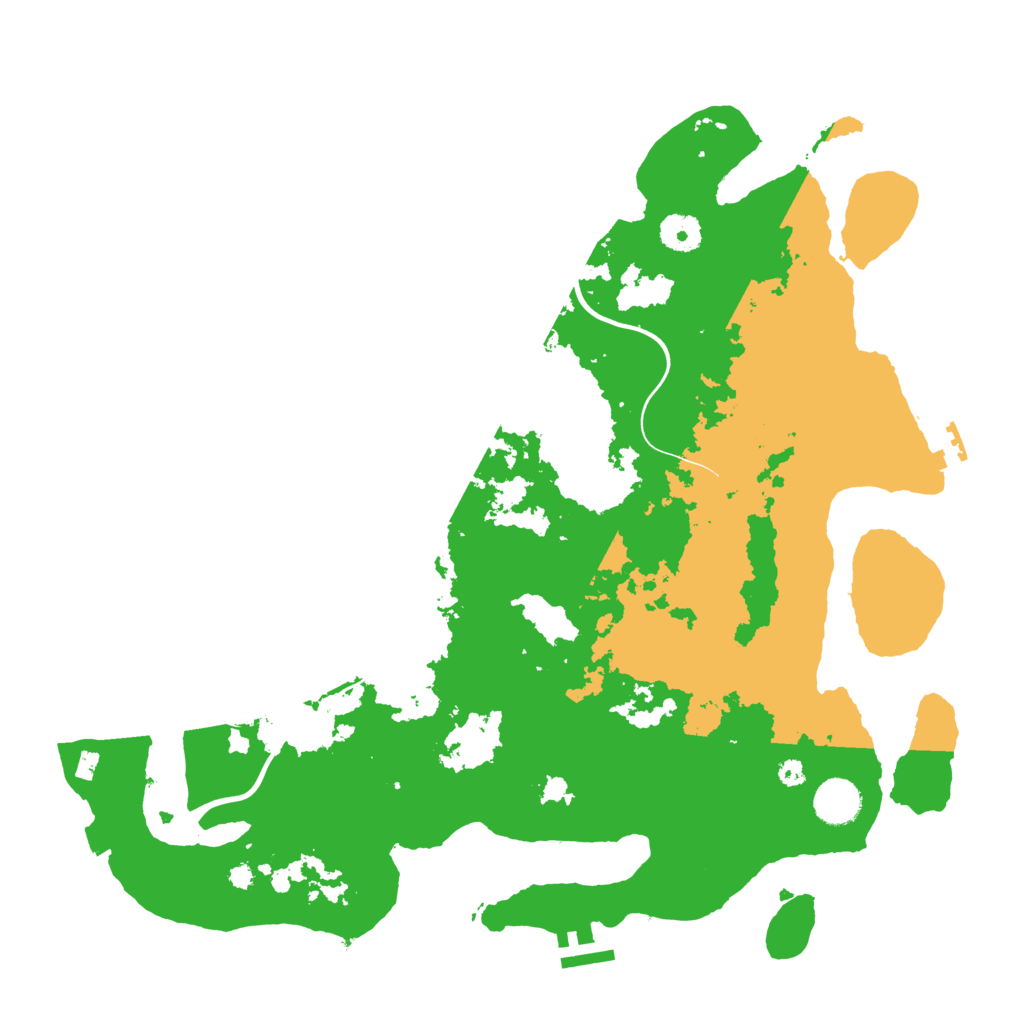 Biome Rust Map: Procedural Map, Size: 3850, Seed: 92142815