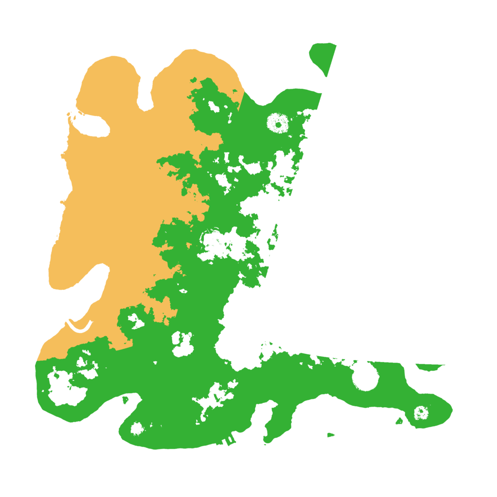 Biome Rust Map: Procedural Map, Size: 3500, Seed: 422283