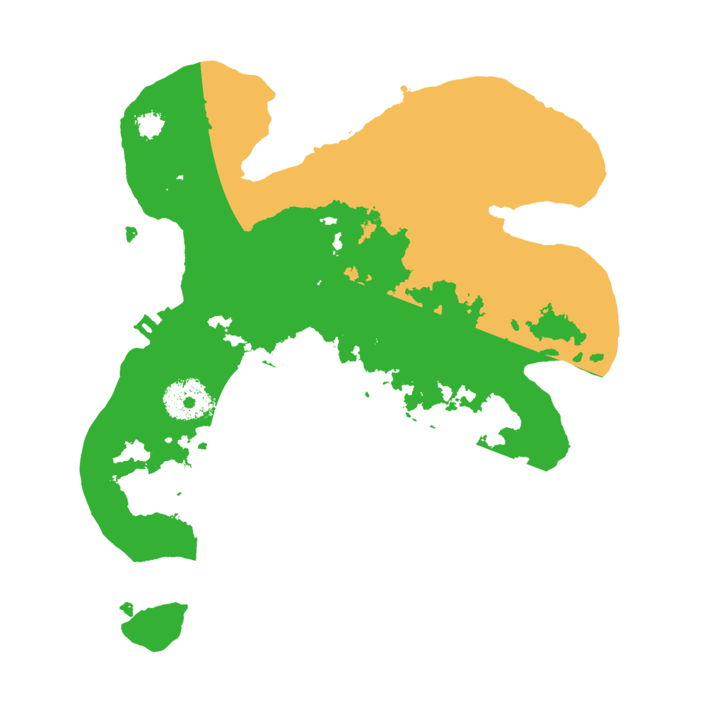 Biome Rust Map: Procedural Map, Size: 2500, Seed: 1355555004