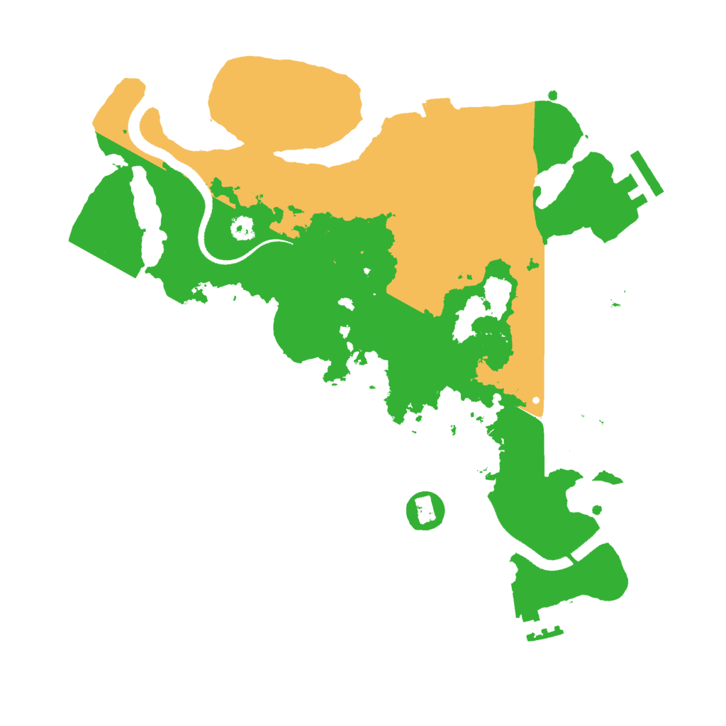 Biome Rust Map: Procedural Map, Size: 3000, Seed: 1760113381