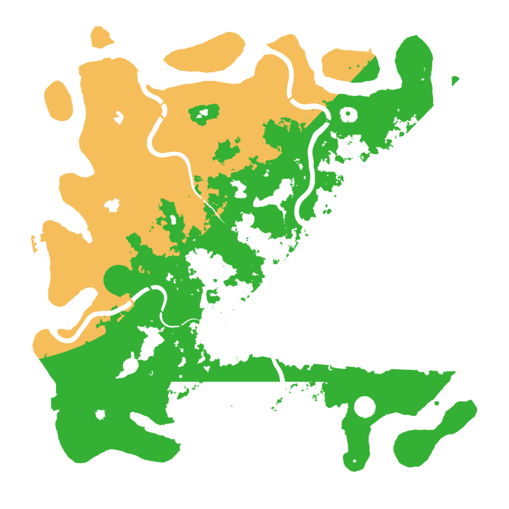 Biome Rust Map: Procedural Map, Size: 4500, Seed: 202830072
