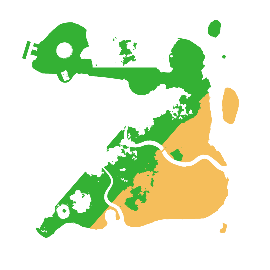 Biome Rust Map: Procedural Map, Size: 3000, Seed: 1970156109