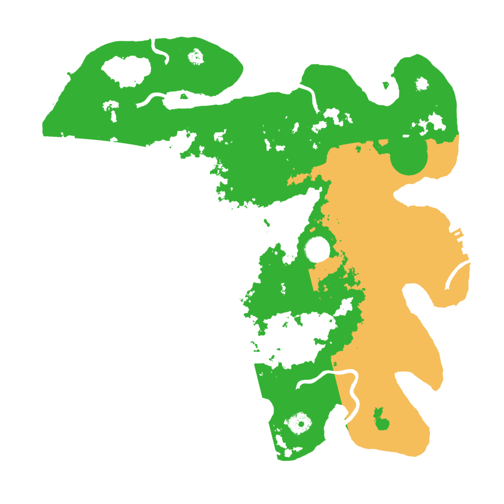 Biome Rust Map: Procedural Map, Size: 3550, Seed: 62517454