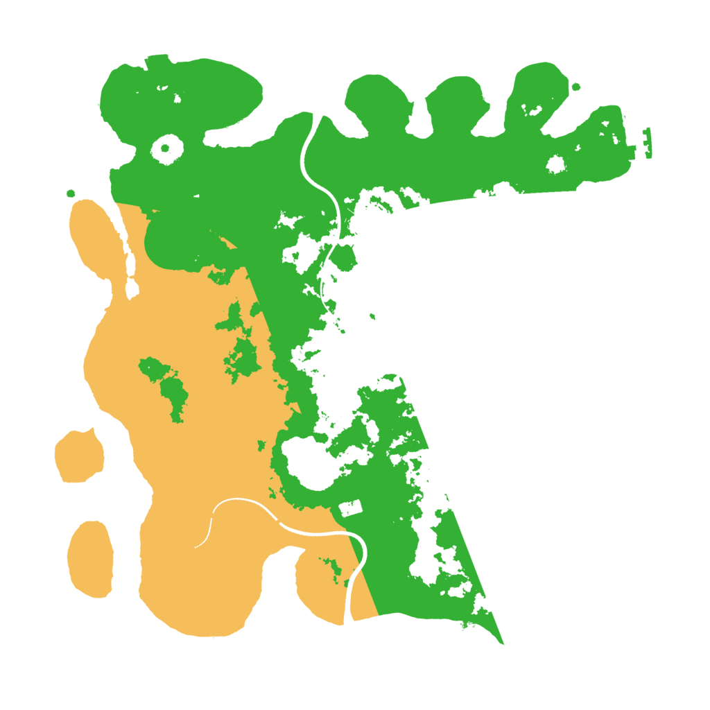 Biome Rust Map: Procedural Map, Size: 3500, Seed: 475558538
